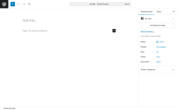 Page screenshot: Tender/Auction → Add New Tender/Auction