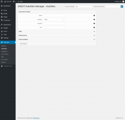 Page screenshot: Autolinks → Autolinks