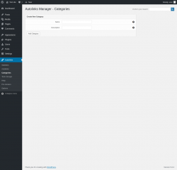 Page screenshot: Autolinks → Categories