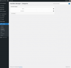 Page screenshot: Autolinks → Categories