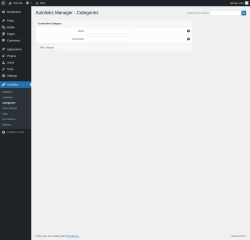 Page screenshot: Autolinks → Categories