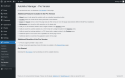 Page screenshot: Autolinks → Pro Version