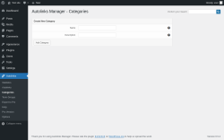 Page screenshot: Autolinks → Categories
