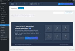 Page screenshot: Autolinks → Categories