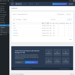 Page screenshot: Interlinks