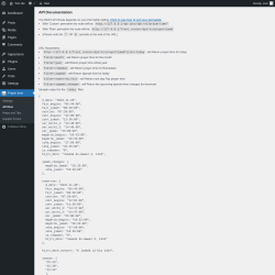 Page screenshot: Prayer time → API Doc