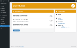 Page screenshot: Daisy Links
