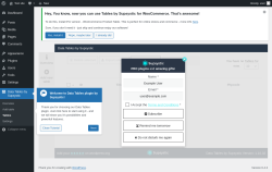 Page screenshot: Data Tables by Supsystic → Tables