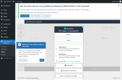 Page screenshot: Data Tables by Supsystic → Tables