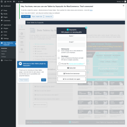Page screenshot: Data Tables by Supsystic → Overview