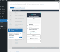 Page screenshot: Data Tables by Supsystic → Settings