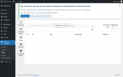 Page screenshot: Tables by Supsystic → Tables