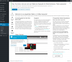 Page screenshot: Tables by Supsystic