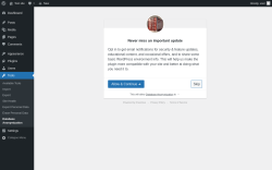 Page screenshot: Database Anonymization ‹ Test site — WordPress