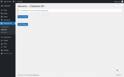 Page screenshot: Networks → Datafeedr API