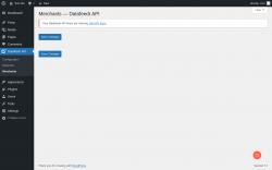 Page screenshot: Merchants → Datafeedr API