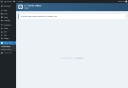 Page screenshot: Tutorial Videos