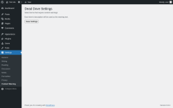 Page screenshot: Settings → Content Warning