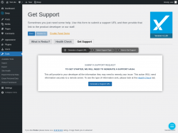 Page screenshot: Tools &rarr; Redux Framework &rarr; 
					Get Support				