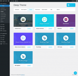 Page screenshot: Deep &rarr; Plugins