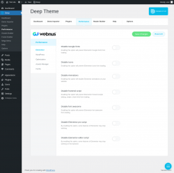 Page screenshot: Deep &rarr; Performance