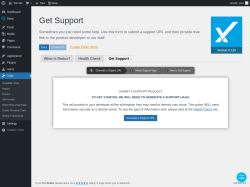 Page screenshot: Tools &rarr; Redux Framework &rarr; 
					Get Support				