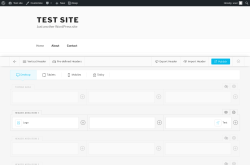 Page screenshot: Deep &rarr; Header Builder