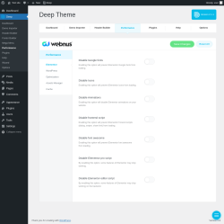 Page screenshot: Deep &rarr; Performance