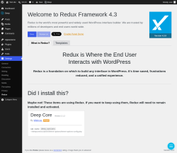 Page screenshot: Settings &rarr; Redux