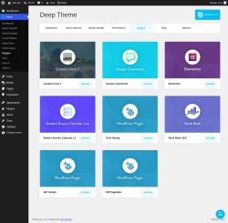Page screenshot: Deep &rarr; Plugins