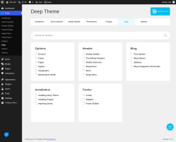 Page screenshot: Deep &rarr; Help