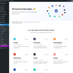 Page screenshot: Defender &rarr; More free Plugins?