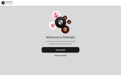 Page screenshot: Defender &rarr; Hardening