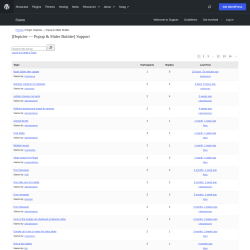 Page screenshot: Depicter  &rarr; Support