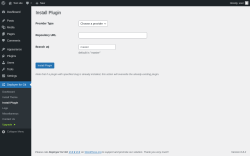 Page screenshot: Deployer for Git → Install Plugin