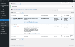 Page screenshot: Plugins