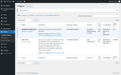 Page screenshot: Plugins