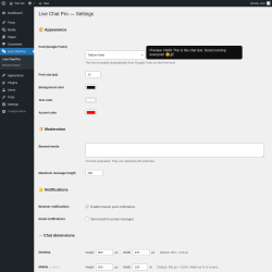 Page screenshot: Live Chat Pro
