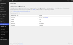 Page screenshot: Diagnostic Tool