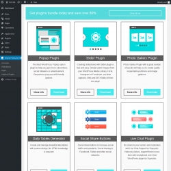 Page screenshot: Digital Publications → Featured Plugins