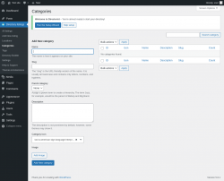 Page screenshot: Directory listings → Categories