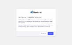 Page screenshot: Directorist › Setup Wizard