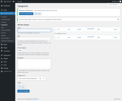 Page screenshot: Directory listings → Categories