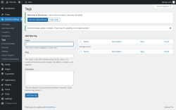 Page screenshot: Directory listings → Tags