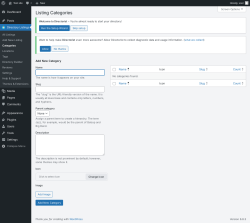 Page screenshot: Directory Listings → Categories