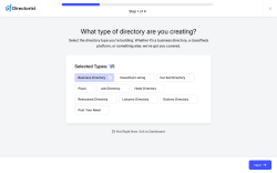 Page screenshot: Directorist › Setup Wizard