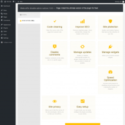 Page screenshot: More features (free)