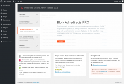 Page screenshot: Block ad redirects