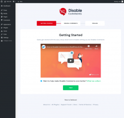 Page screenshot: &lsaquo; Test site &mdash; WordPress