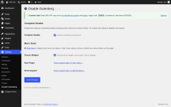 Page screenshot: Settings &rarr; Disable Gutenberg